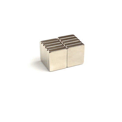 Quadermagnet 12,0 x 7,0 x 2,0 mm N45 Nickel 